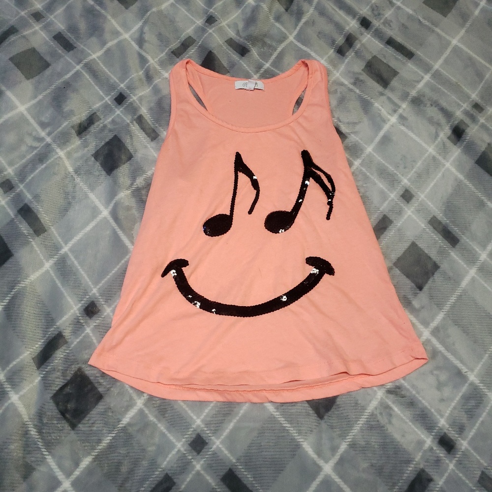 Music note tank top